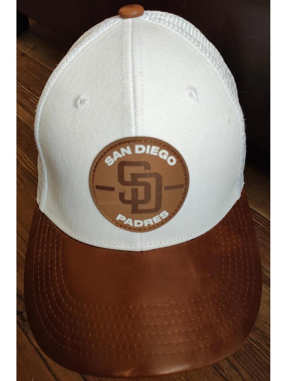 2024 San Diego Padres Opening Series Hat Giveaway Sold Out - Faux Leather New